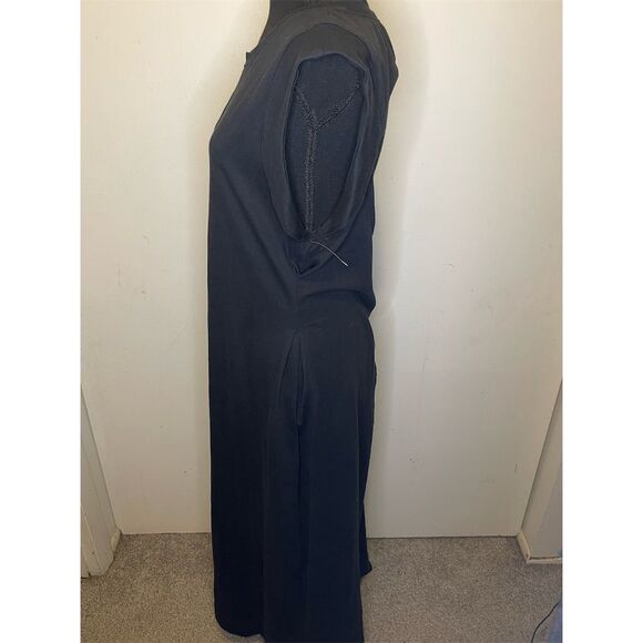NWT Free People Simone Open Back MIDI Dress Sz Large $88 black sold out! - Picture 5 of 9
